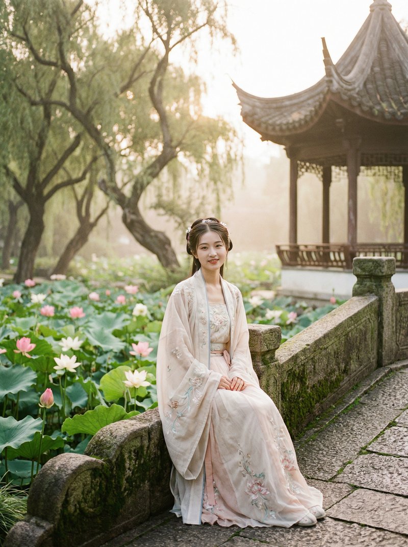 陈美娇汉服写真视频